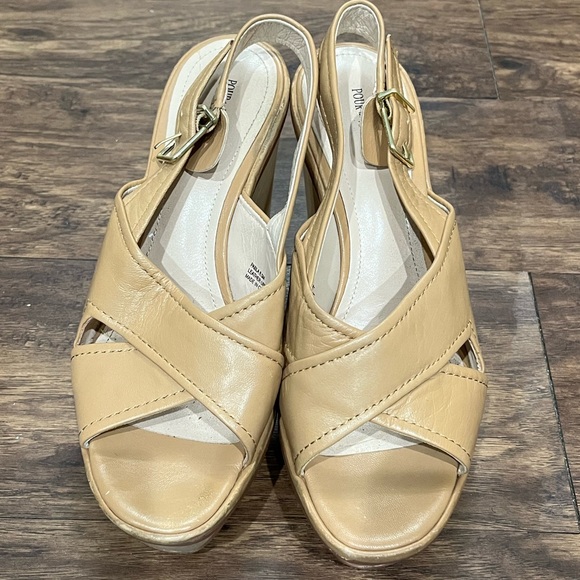Pour La Victoire Tan Sandals Sz. 8.5 - Picture 1 of 7